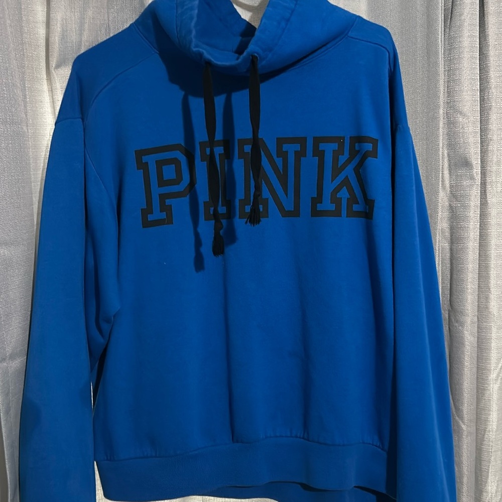 Blue hoodie